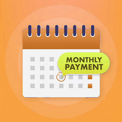MONTHLY PAY ORANGE